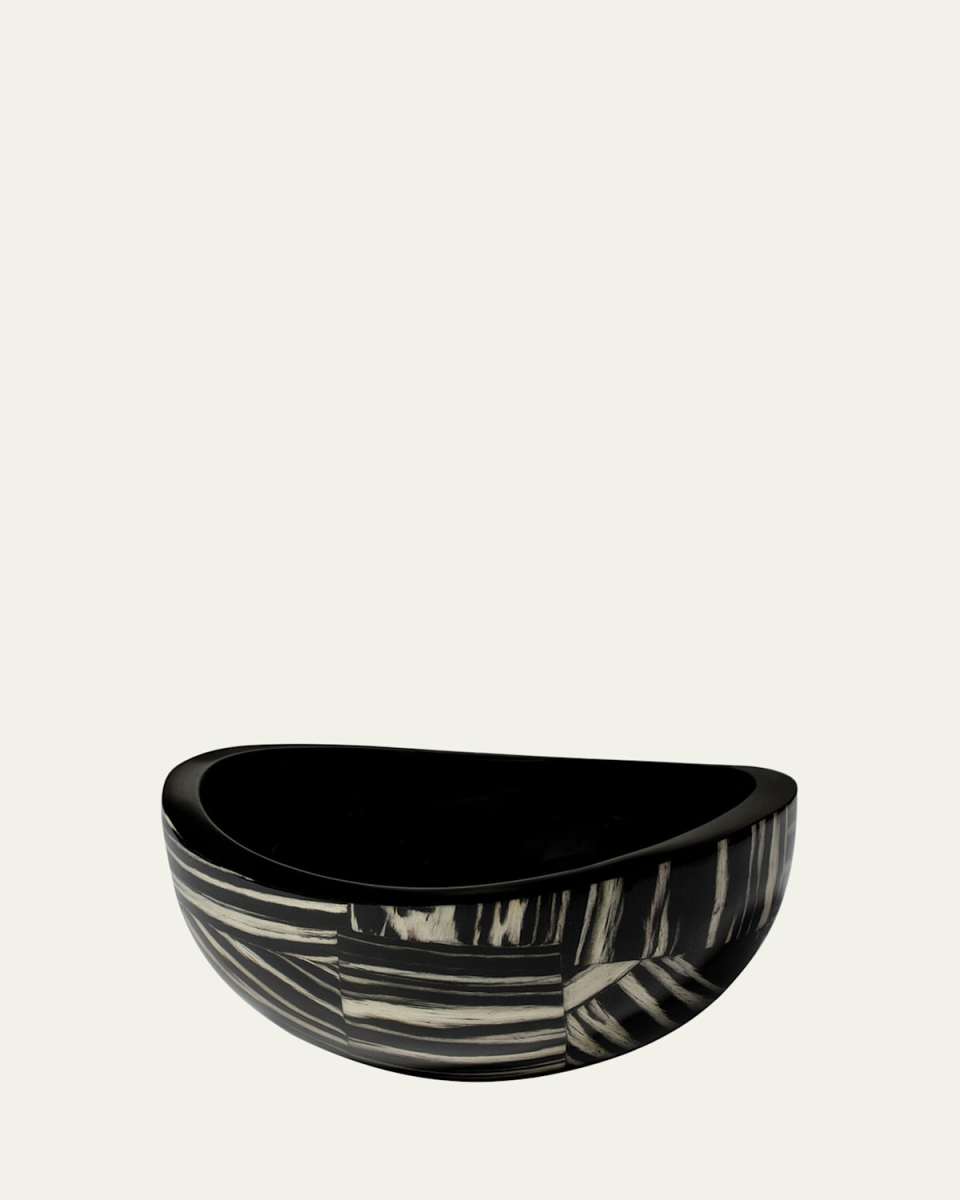 Ebano Veneer Accent Bowl